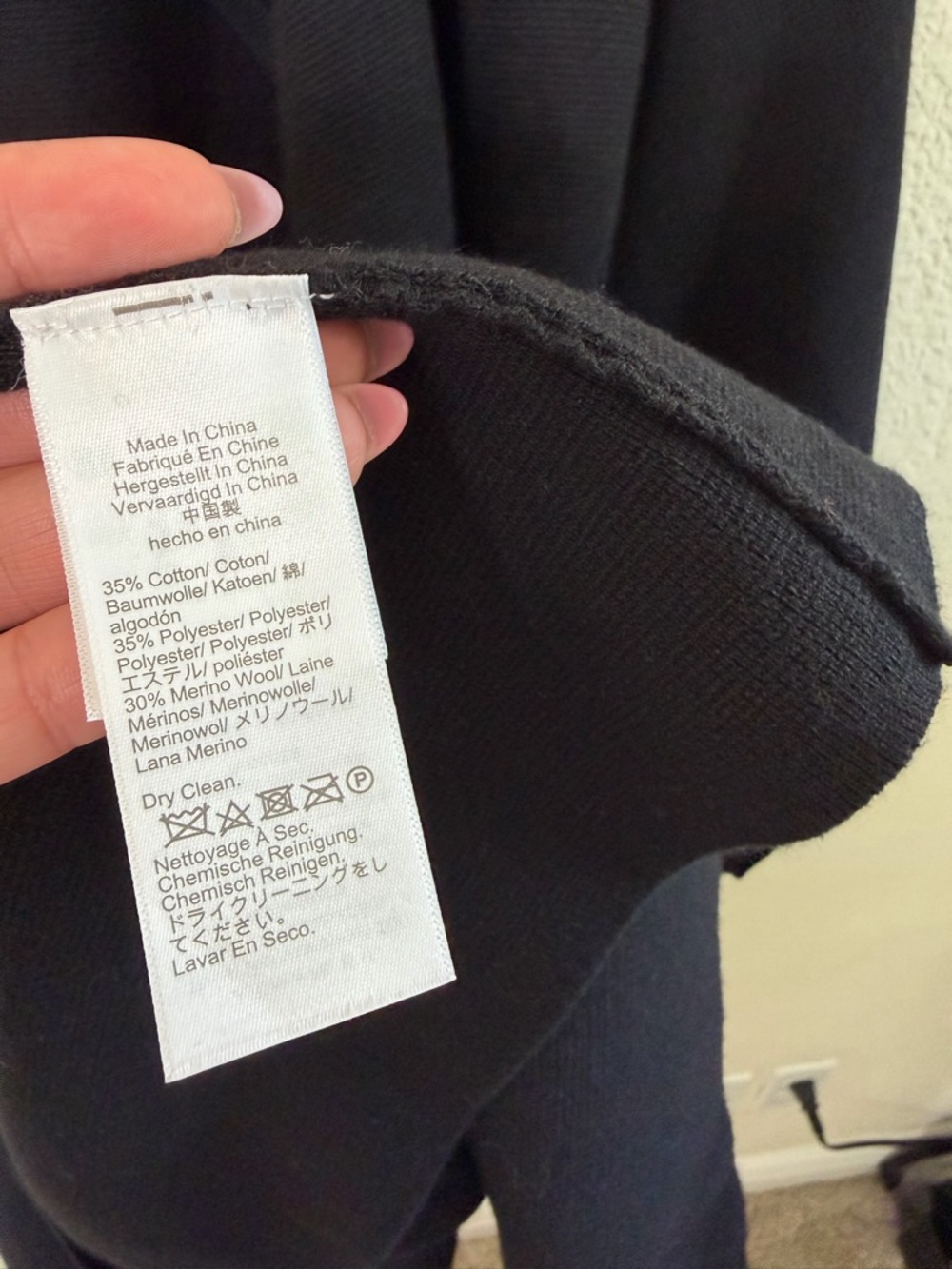 J Crew Juliette Collarless Cardigan Sweater Cardigan Blazer in Black Size L - Picture 9 of 9
